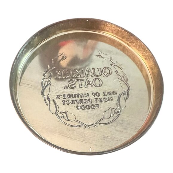 Vintage 1982 Quaker Oats Limited Edition Tin 7.5" X 4" Collectible Container - Picture 7 of 10